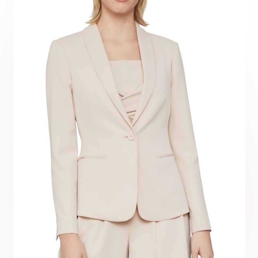 BCBGMaxAzria Twill Blazer | Bare Pink | (M) -NWOT